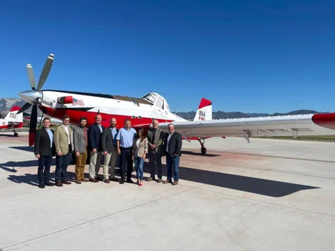 Rep. Lauren Boebert Meets With Aerial Firefighting Experts In Rifle