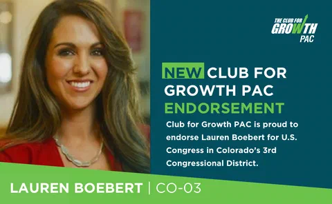 Club for Growth PAC Endorses Lauren Boebert for Congress